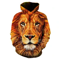3d lion hoodies kids fierce domineering childrens clothing boys girls sweatshirt kids clothes 4t 14t child hoodie 3d lion tops