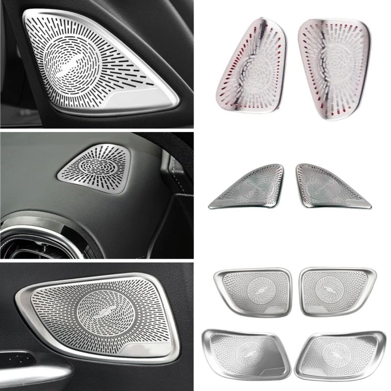 

Для Mercedes Benz C Class W206 C200 C220 C260 C300 2022-2024 дверной динамик аудио Громкоговоритель декоративная крышка отделка автомобильный Стайлинг