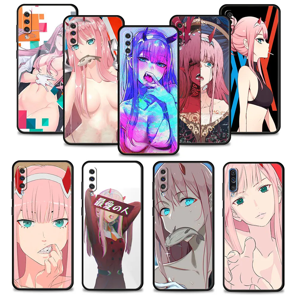 

Armor Celular Phone Coque For Samsung A40 A10 A70 A30 A10s A20s A20e Note 20 Ultra 10 A50 Zero Two Darling in the FranXX Anime