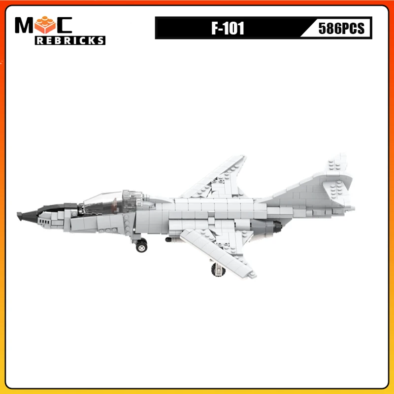 Русская военная серия WW2, оружие F-101, вооруженный бомбардировщик, строительные блоки, сборка моделей, кирпичи, игрушки для детей, Рождественский подарок (art.: 3920cb4e4c8b3) - 3920cb4e4c8b3