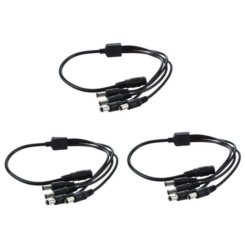 

3x1 To 4 DC Power 4-портовый разветвитель адаптер