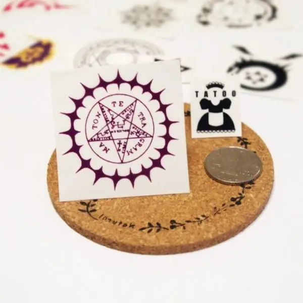 Тату черного Батлера для косплея Себастьян михаелис водостойкие татуировки