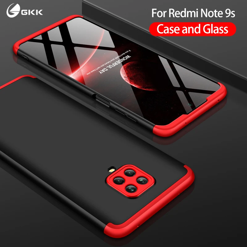 

Защитный чехол GKK для Xiaomi Redmi Note 9 9S 10X Pro Max, противоударный жесткий матовый чехол для Xiaomi Mi 10 Pro Lite