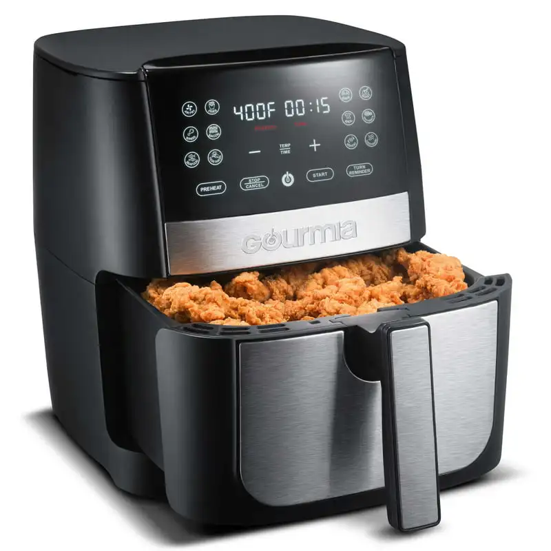 

8 Qt Digital Air Fryer with FryForce 360 and Guided Cooking Black/Stainless Steel GAF826 For Cooking kitchen