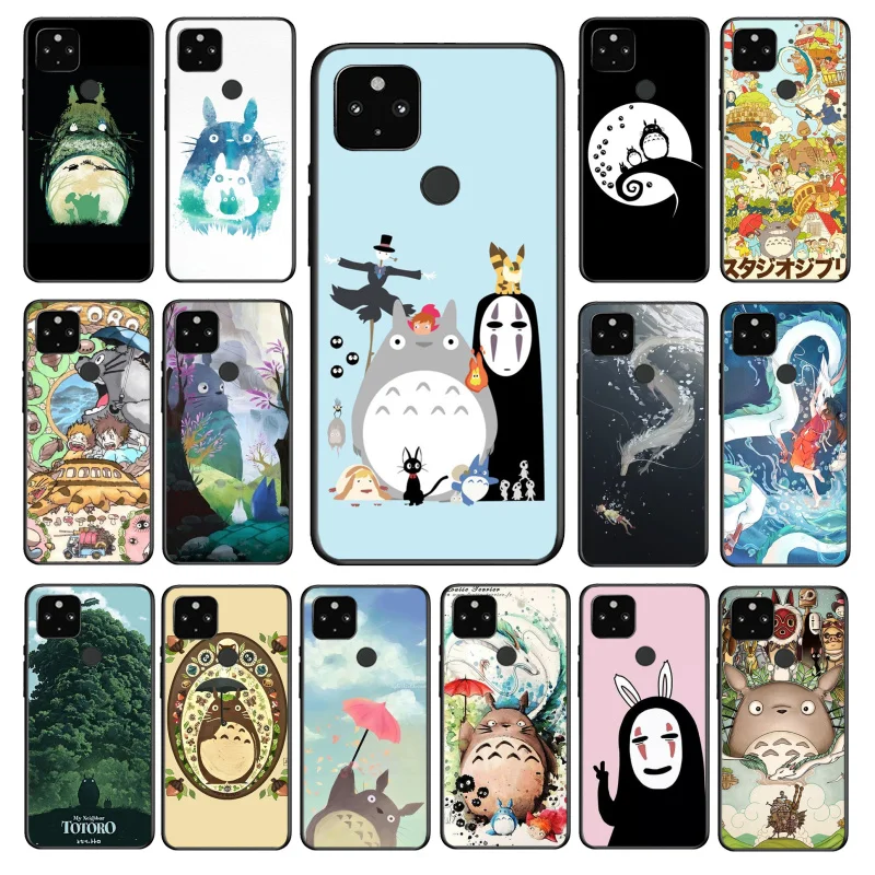 

Cute Totoro Ghibli Miyazaki Anime Phone Case for Google Pixel 7 Pro 6A 6 Pro 5A 4A 3A Pixel 4 XL Pixel 5 6 4 3 XL 3A XL