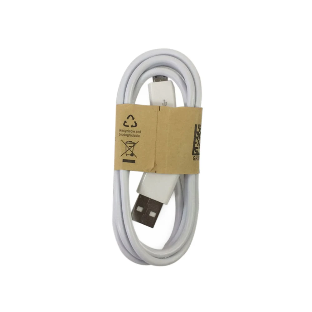 

White Wire USB Cable Date Sync Charging Cables 1m Mobile Phone Charge Cable