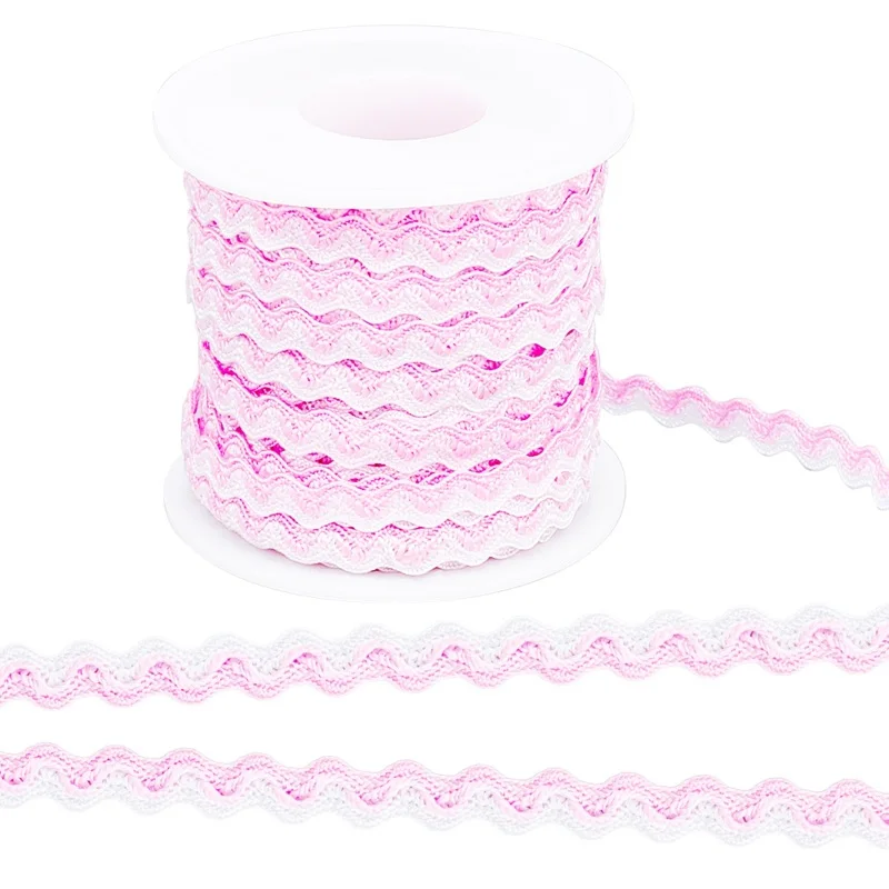 Плетеная тесьма ЗигЗаг с металлическими блестками длина 16 4 Х5 мм