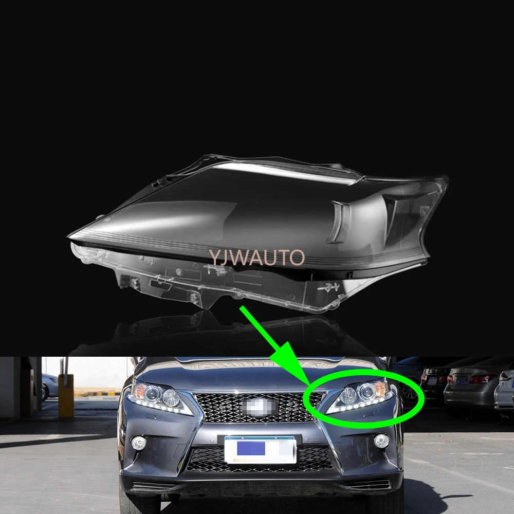 Headlight Lens For Lexus RX270 RX350 RX450 2012~2014 Headlamp Cover Car Head Light Glass Replacement Auto Shell Projector Lens
