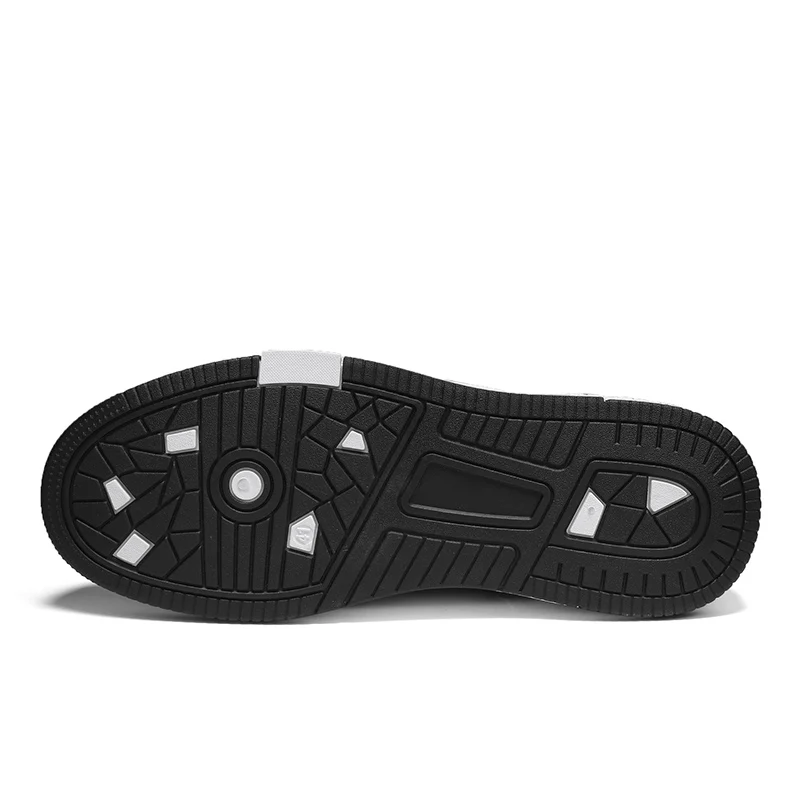 Sneakers for Men Comfortable Classic Casual Skate Shoes Male Fashion Non-Slip Leather Skateboard Shoes Zapatos De Hombre