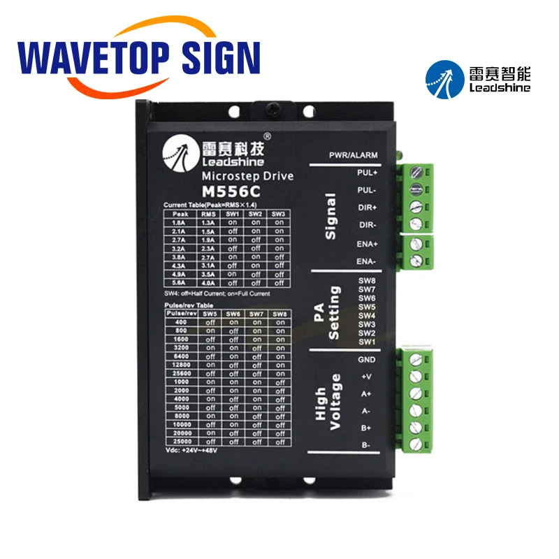 Драйвер шагового двигателя WaveTopSign Leadshine M556C DM556 DM556S DM856 для лазерной резки и
