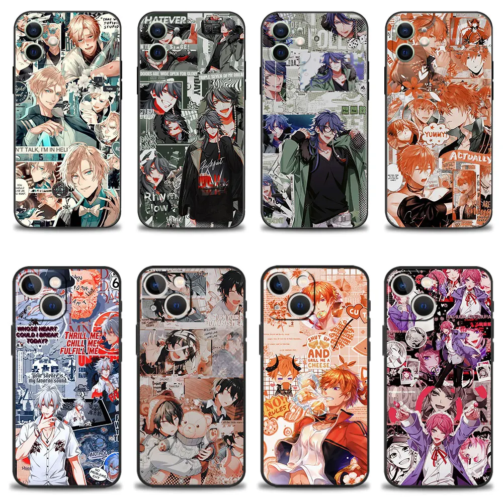 

For iPhone 14 XR 13 Pro Max 8 Plus 11 X 7 XS 12 5S SE2022 SE2 Mini 6 5 SE Anime Hypnosis Mic Hard PC Fundas Capinha Matte