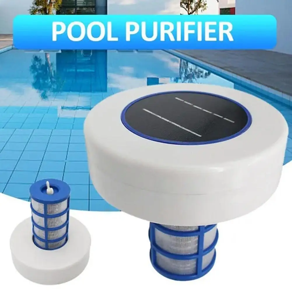 

Solar Pool Ionizer Copper Silver Ion Swimming Pool Purifier Kills-Algae Pool Ionizer For Outdoor Replacement Solar Copper A H5V6