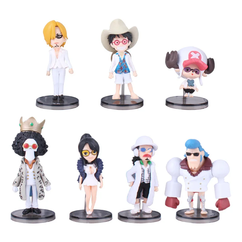 

Фигурки героев Luffy, модель из ПВХ, детская мультяшная аниме периферийная кукла, японские модели ручной работы, Тони Чоппер роророноа Зоро