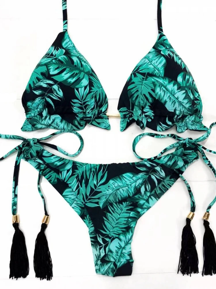 

Swimwear Bikini Sets Women Bandage Bra And Underwear Bathing Suit Summer New Fashion Sexy Beachwear Swimsuit Bikini Set Biquinis