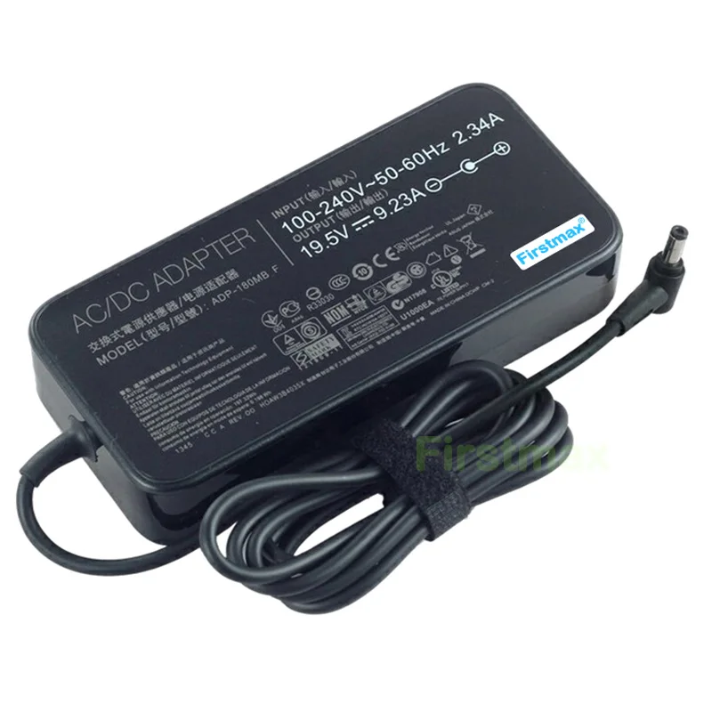 Игровое зарядное устройство 19 5 В 9 23 А 180 Вт для Asus ROG G70SL G70SM G70SN G70SR G70V G71G G71GX G75V G75VM