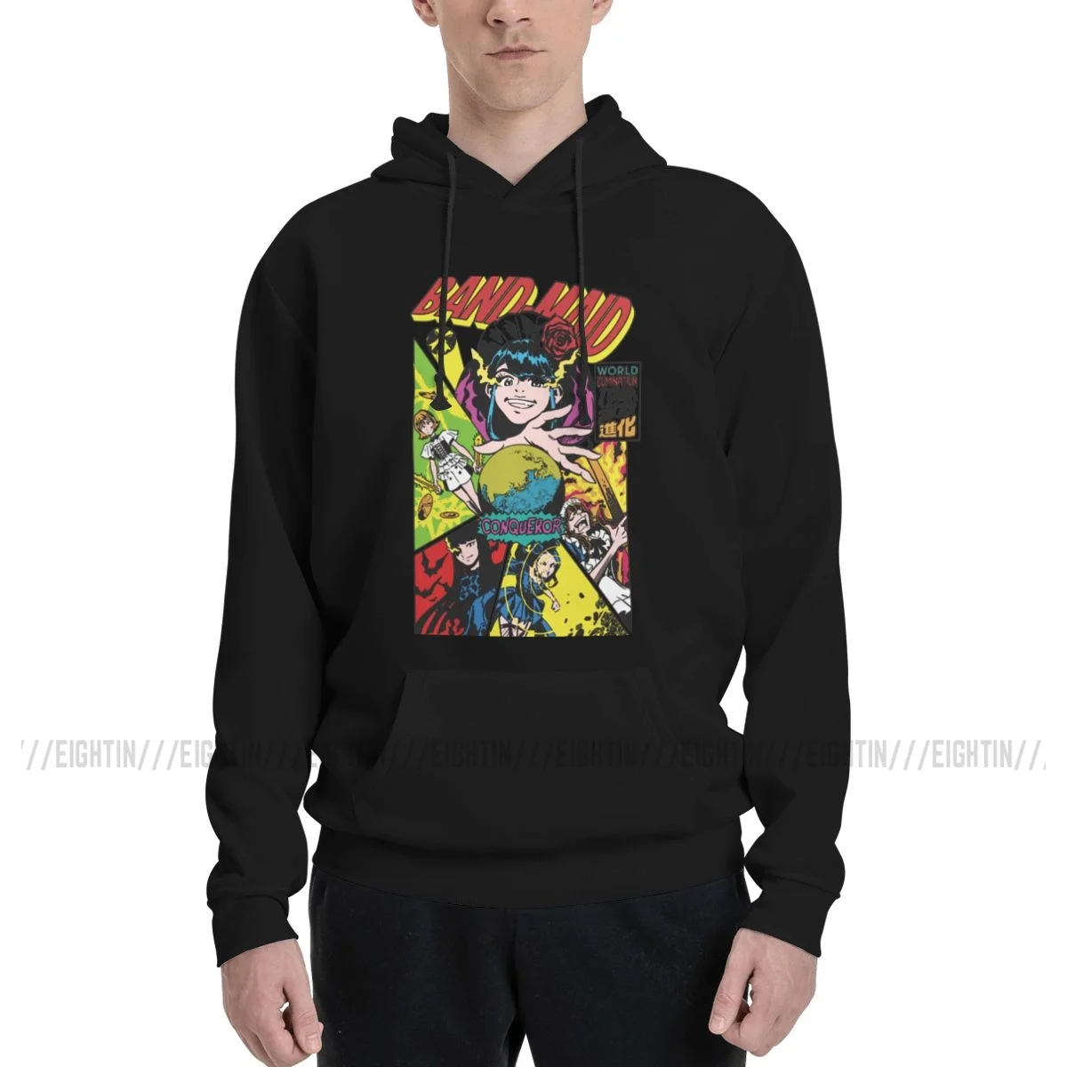 

Band Maid Perfect Gift Casual Sweatshirts Men'sJ rock Japanese Band Heavy Metal Idol Long Sleeve Hoodie Autumn Pullovers
