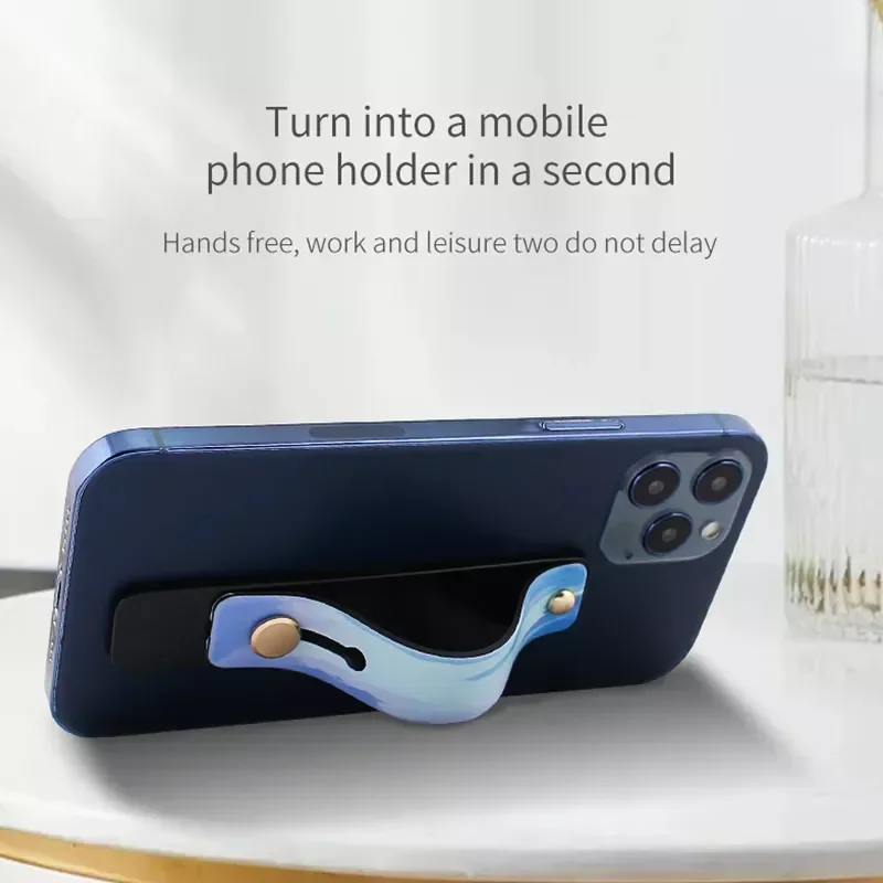 

Ring Holder Candy Plain Color Wrist Band Hand Band Finger Push Pull Stand