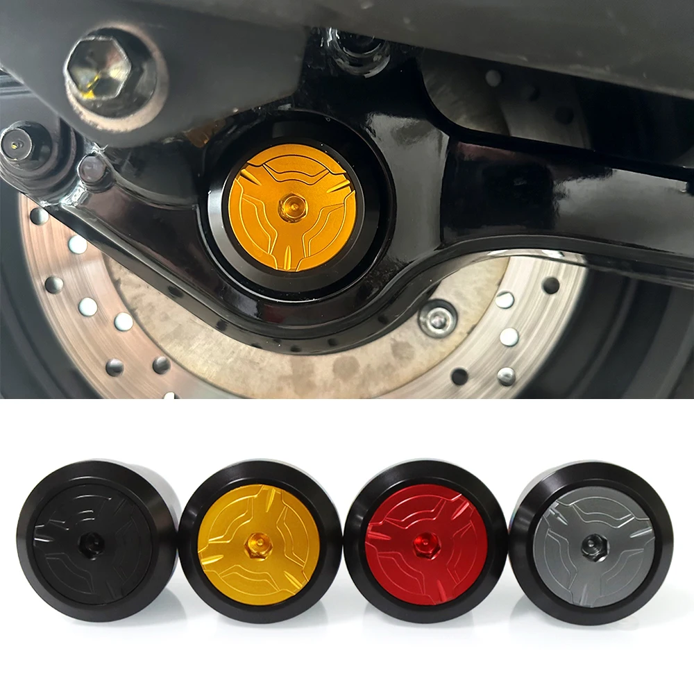 

For Yamaha X-MAX XMAX 125 250 XMAX 300 400 XMAX300 Accessories Rear Axle Fork Cap Nut Cover Wheel Axle Slider Screw Decoration