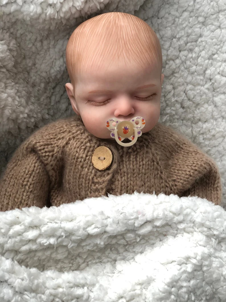 Кукла новорожденная силиконовая 49 см