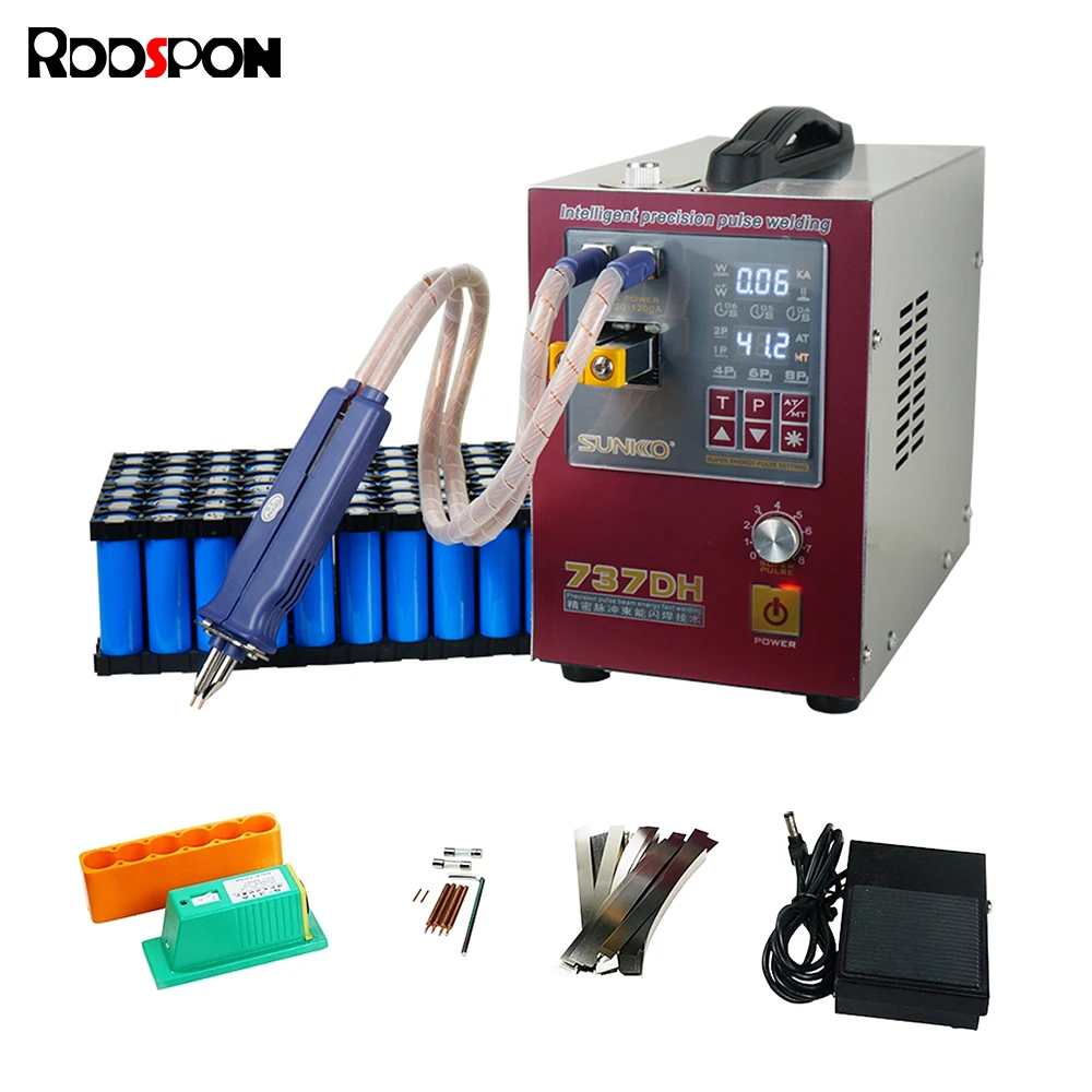 SUNKKO 737DH Battery Spot Welding Machine Induction Delay 4.3KW High Power Automatic Pulse Spot Welding Machine Welder