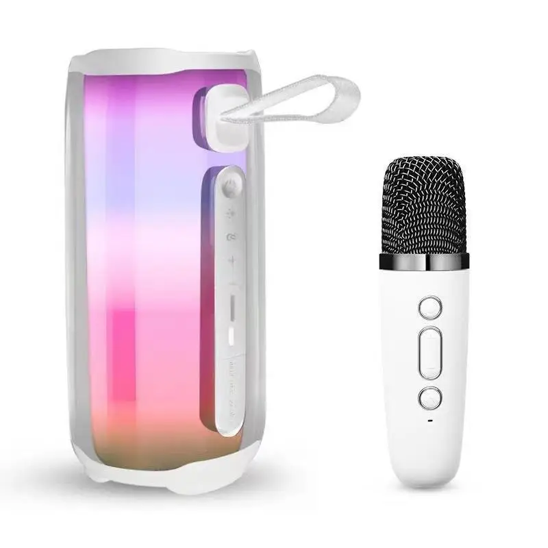 PULSE 6 Family K Song Bluetooth Speaker Portable Column RGB Atmosphere Lamp Audio Boombox Outdoor Waterproof Subwoofer With Mic