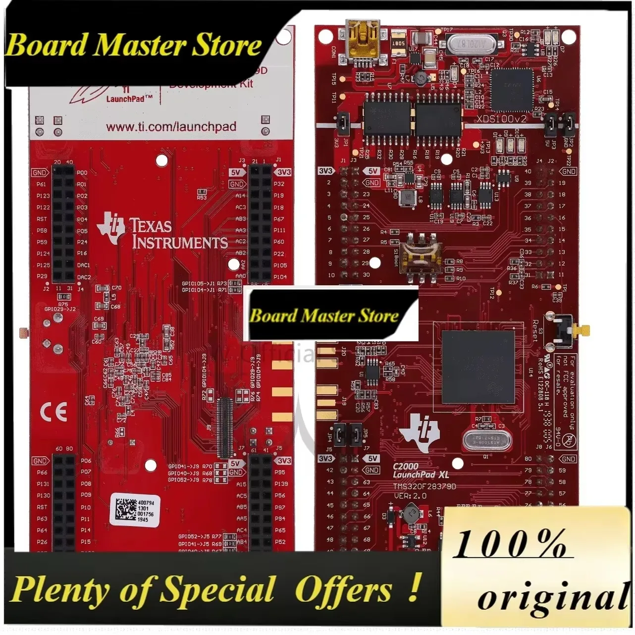 Фото Отладочная плата BoMaSLaunchxl-f28379d (Launchpad) для микроконтроллеров C2000 Delfino №1