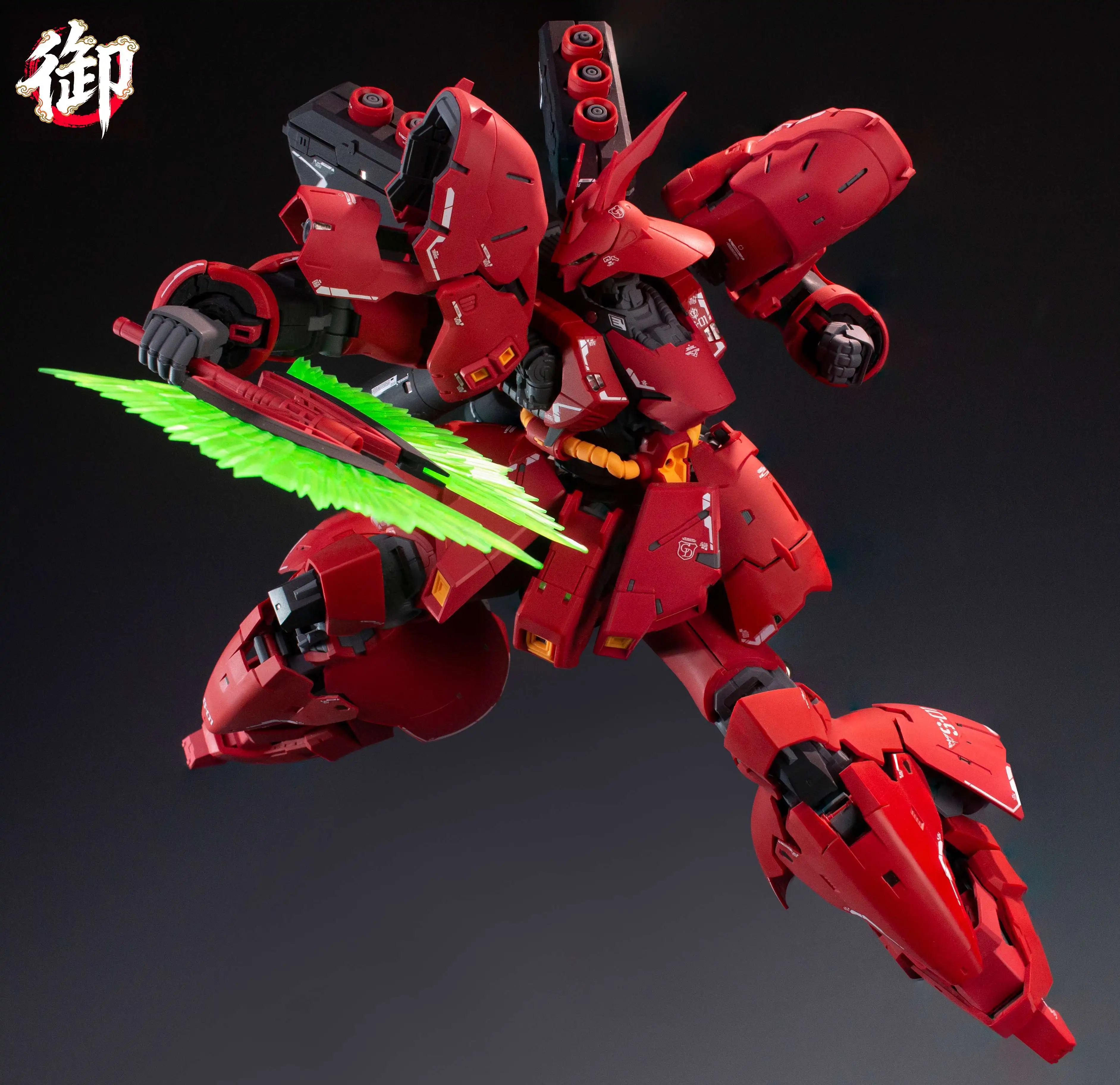 Фото Новинка: Сборная модель YVSHANFANG 28 см MG 1/100 MSN-04 Sazabi, увеличенная версия, коллекционная фигурка, игрушка, подарок №4