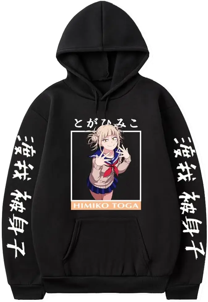 Женская толстовка с капюшоном свитшот Аниме пуловер худи костюм для косплея Himiko