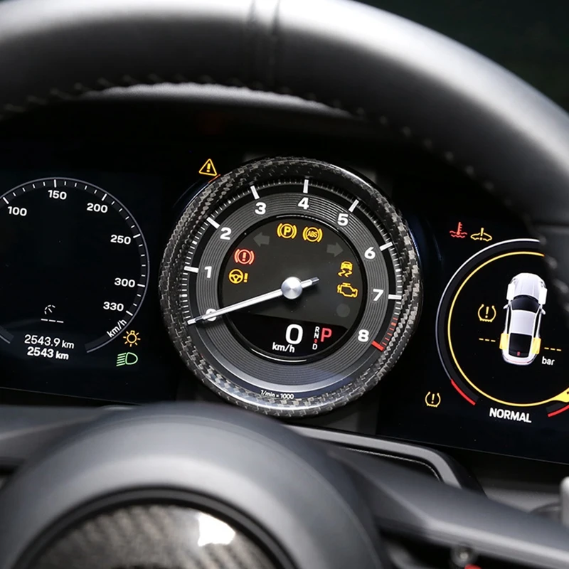 Для Porsche 911 2019-2020 быстрое углеродное покрытие для экрана дисплея крышка приборной