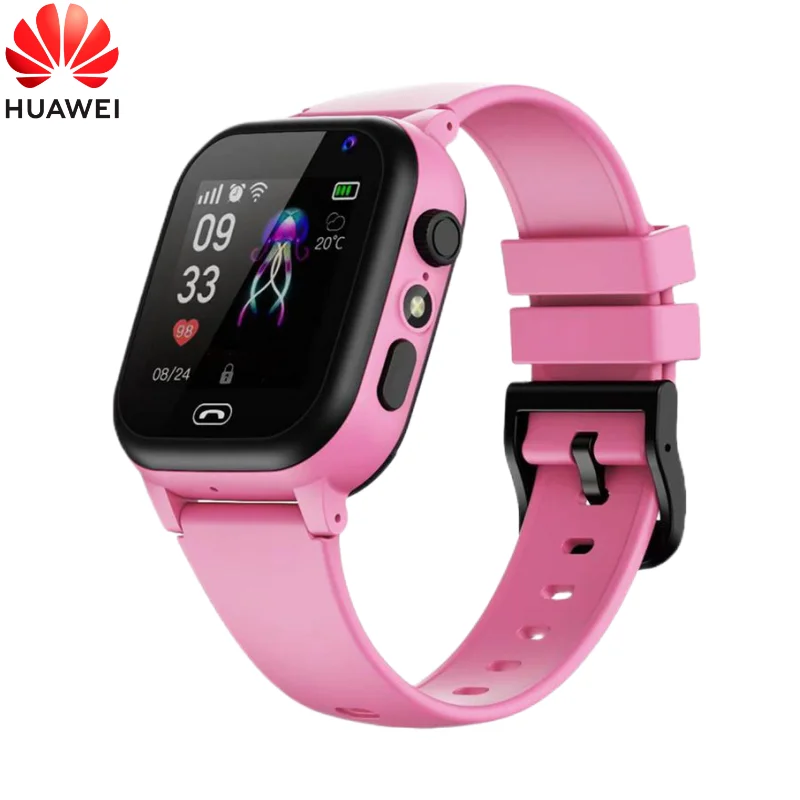 

Huawei 2G Kids Smart Watch LBS Tracker Location Smartwatch For Children SOS Call Voice Chat Camera IP67 Waterproof Wristwatch