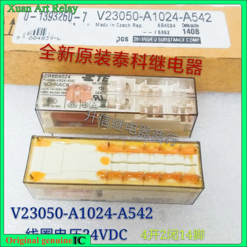 1 шт. совершенно новое и оригинальное реле SR6B4024 V23050-A1024-A542 сварочные 14 контактов