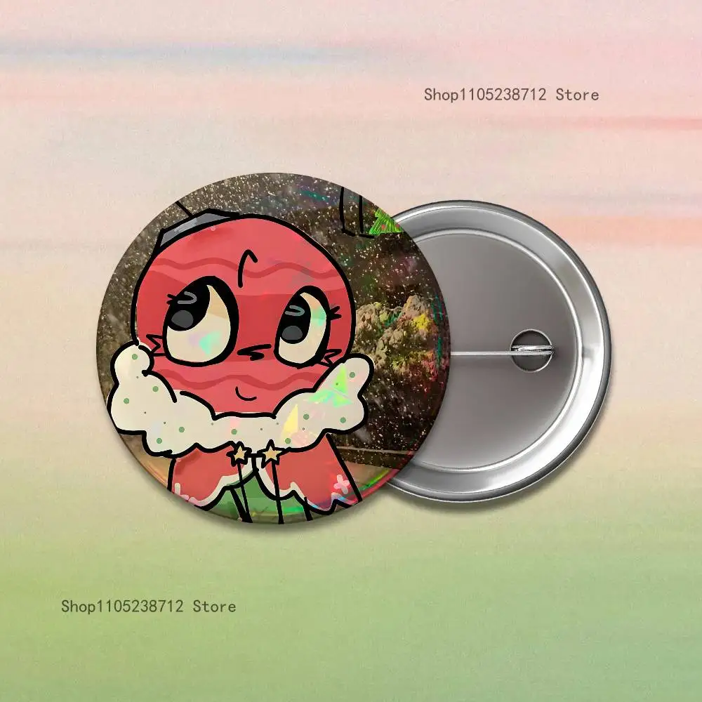 Фото Игра B-Bobette D-Dandy, пуговица, яркая печатная икона, подарок для друзей, значок на воротнике, брошь на лацкане, металлическая булавка №5