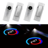 2pcs led car door welcome light auto exterior accessories for bmw 5 series f07 logo welcome logo light projector shadow light