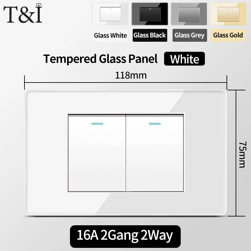 

Настенный двухклавишный выключатель NoEnNameNull