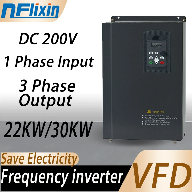 11-55 кВт VFD солнечный инвертор 1P DC 220-400 В вход 1/3-фазы 220 выход преобразователь