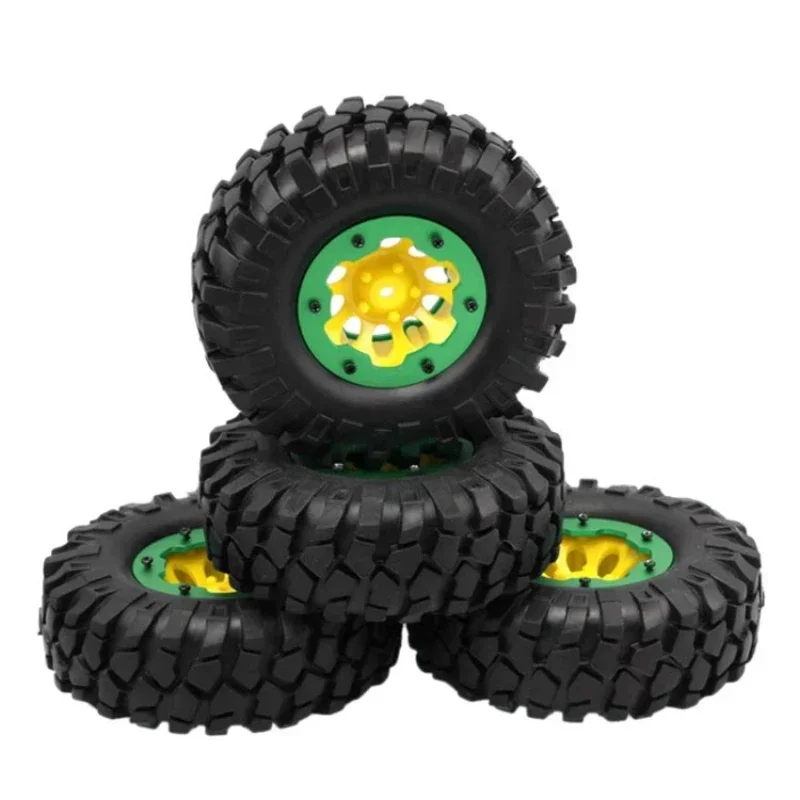 1.9&quot Tires 108mm Wheel 12mm Hex Hub For SCX10 RC Telecontrol Model Car Climbing Tyre Simulated Gravel Tire High Quality