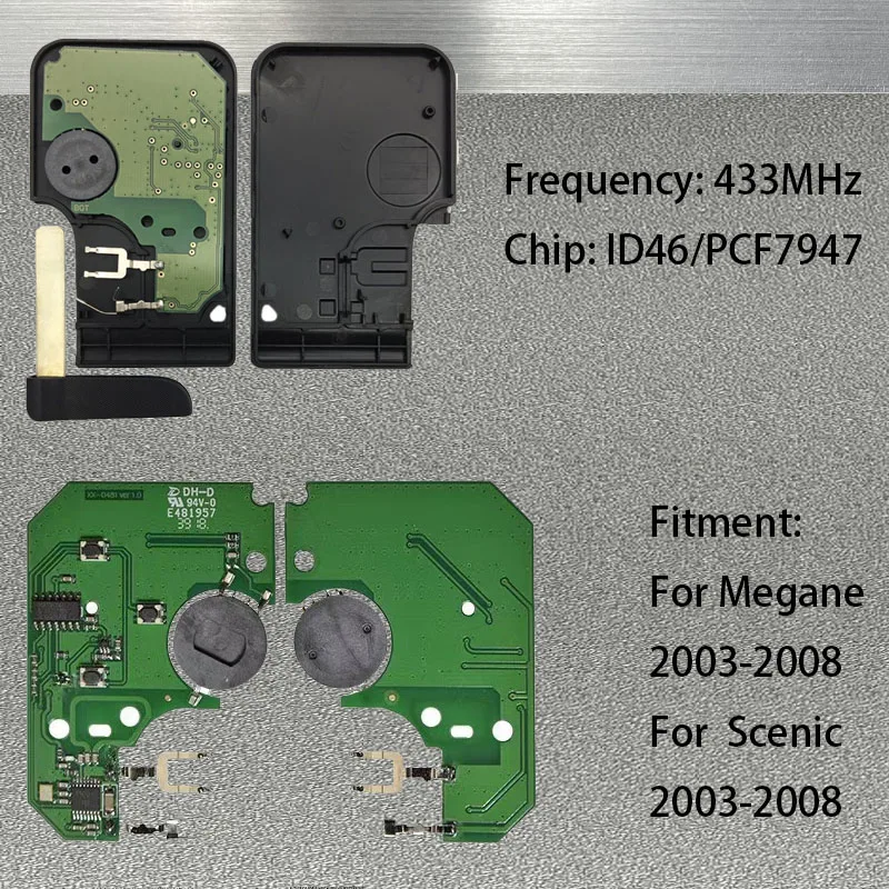 Чехол для телефона с дистанционным управлением флуенса Clio Megane Kangoo Modus Koleos 2/3