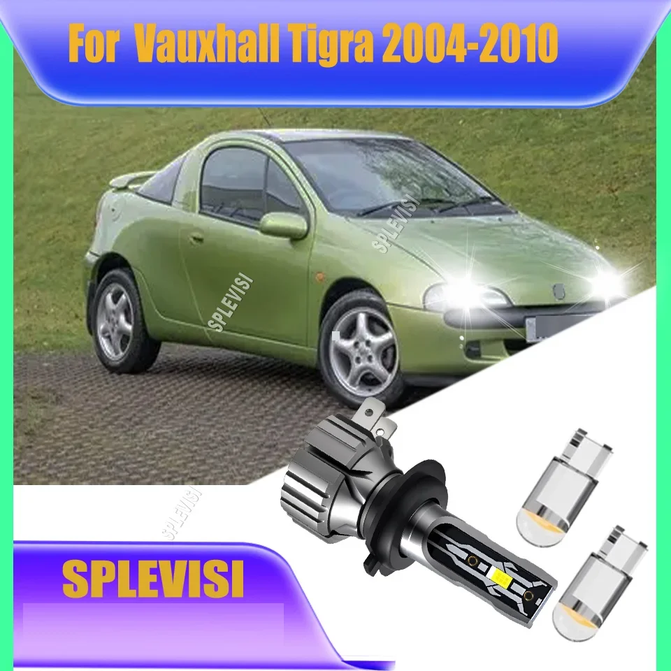 Фото H7 CSP светодиодные лампы для белых фар 75 Вт - широкие и дальние фары для Vauxhall Tigra 2004 2005 2006 2007 2008 2009 2010 №1