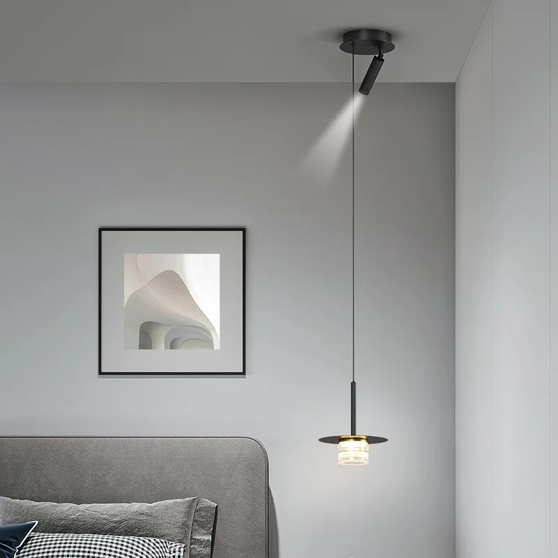 

Bed Head Pendant Light Nordic Luxury Creativity Spotlights Hotel LED Lighting Simple Modern Living Room Background Hanging Lamps