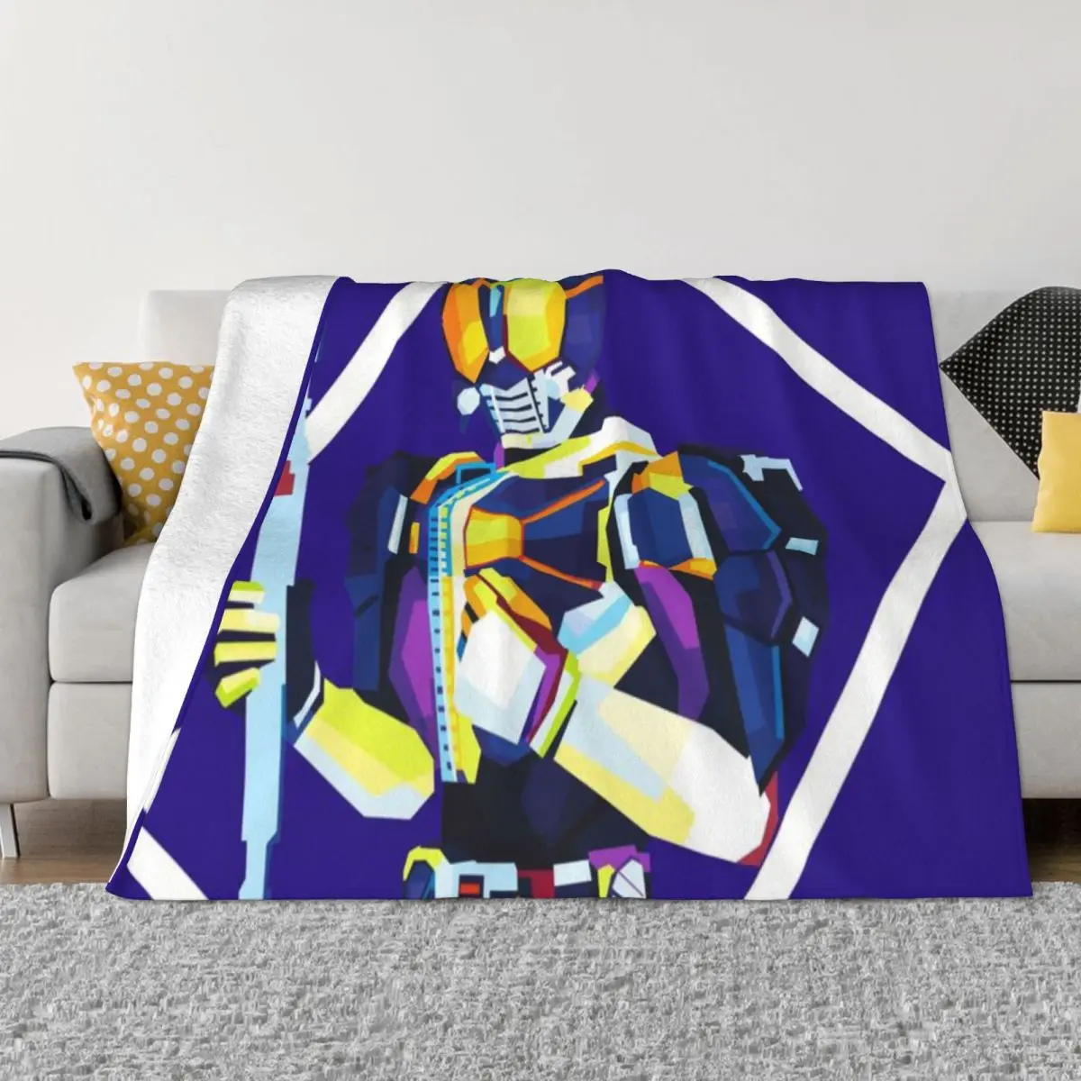 Kamen Rider Den O Rod Form An Ultra-Soft Micro Fleece Blanket