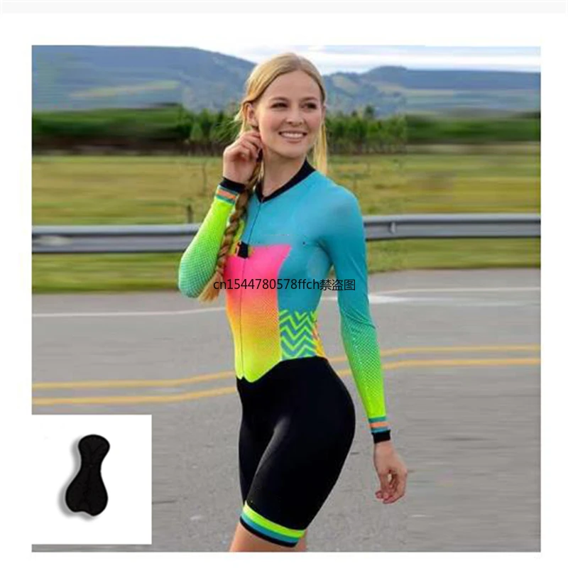 

2022 Cycling Uniform Custom Made Athletic Clothing Women's Cycling Jersey Sets, Cycling Uniform Professional Triathlon Jumpsuit