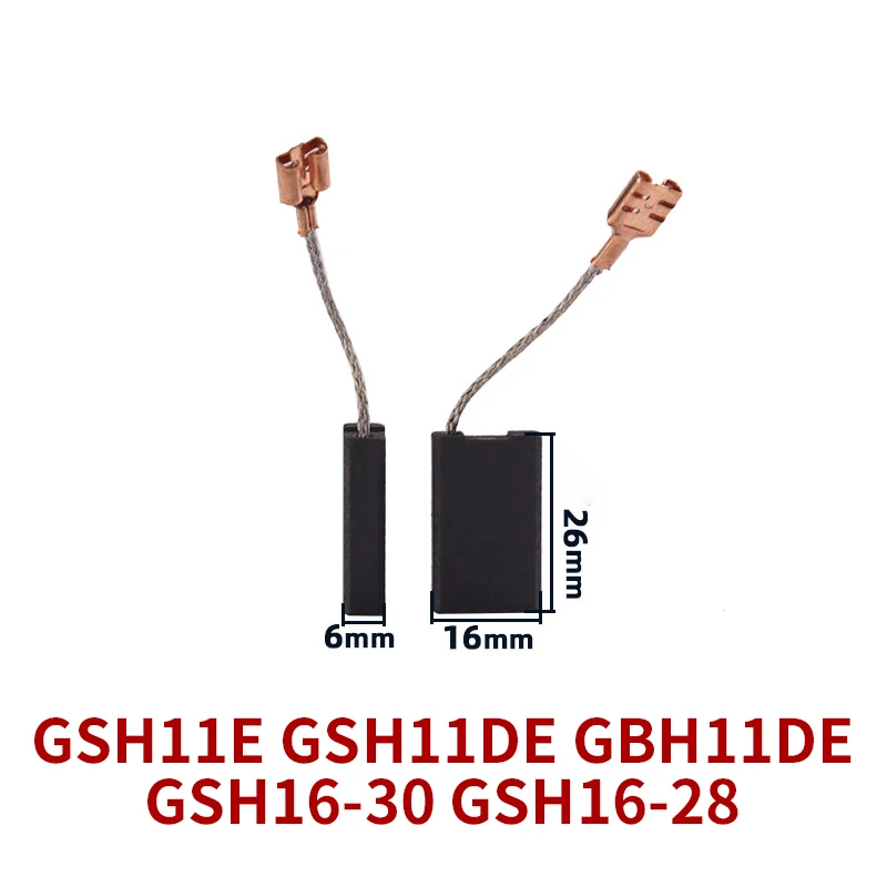 

A69 Carbon Brush for Bosch GSH11E 11DE GBH11DE GSH16-30 16-28 Electric Hammer Electric Pick Carbon Brush Accessories Replacement