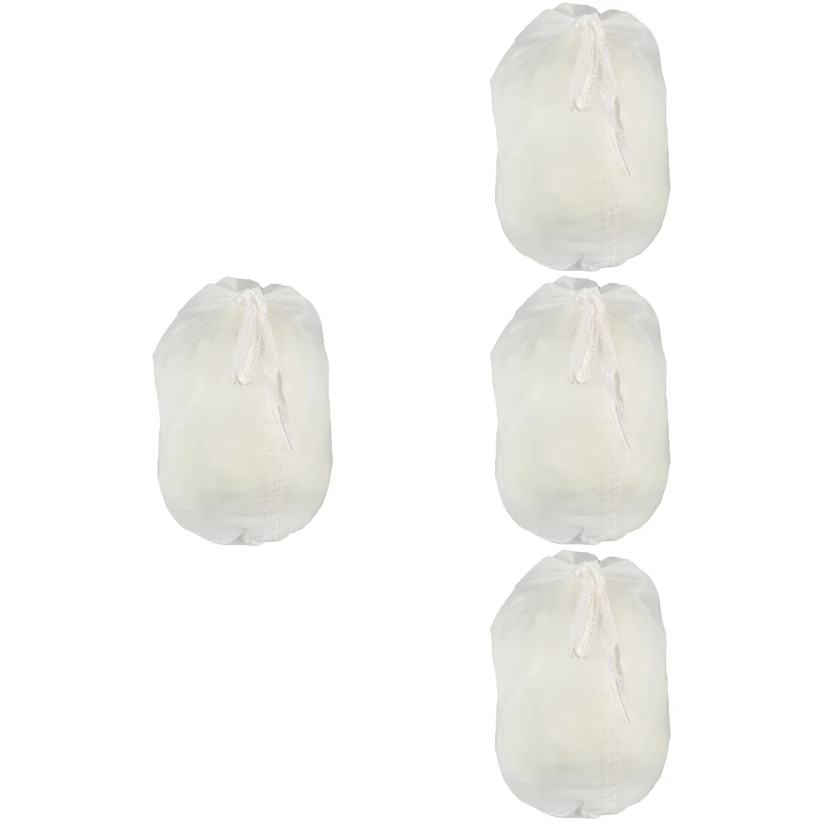 

4pcs Brew Bag Soybean Milk Bag Nylon Mesh Bag Large Filter Bag Nut Milk Bag