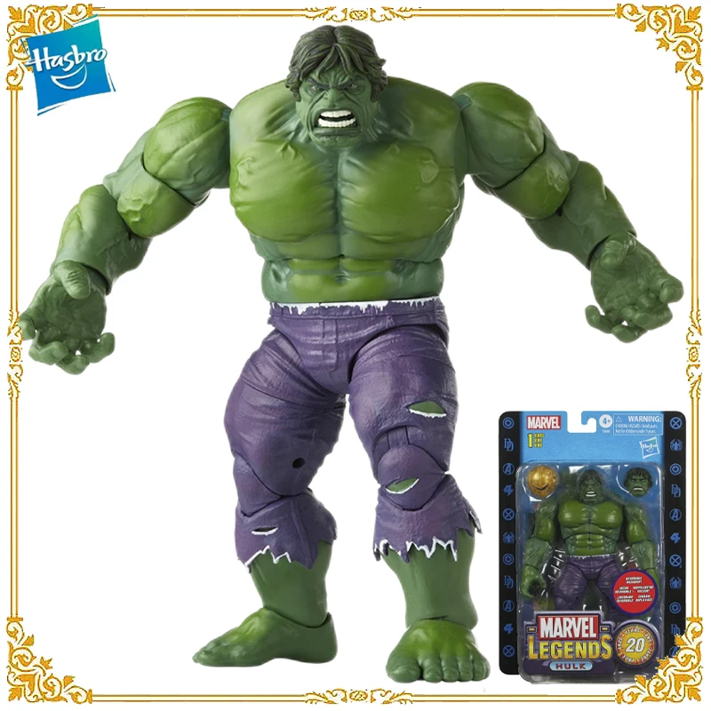 

Original Hasbro Marvel Legends 20TH Anniversary Series 1 Hulk 6-Inch Anime Action Figure Collectible Model Toy Birthday Gifts