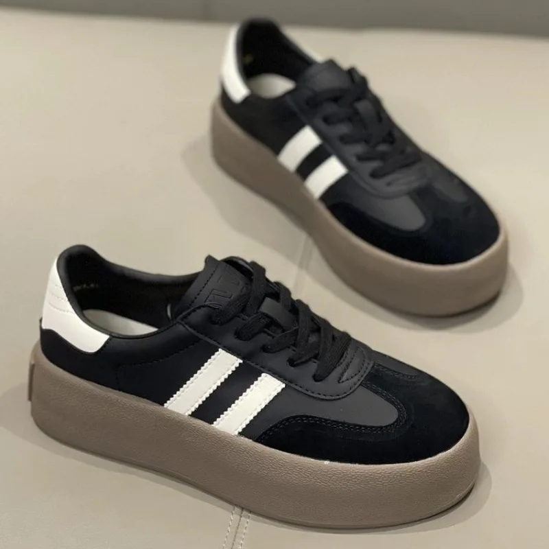 Женская повседневная уличная спортивная обувь на шнуровке 2024 весенне-осенние