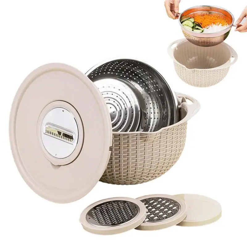 

Stainless Steel Kitchen Strainers Rotating Food Strainers Colanders Pasta Strainer Durable Home Kitchen Accessories Gadgets