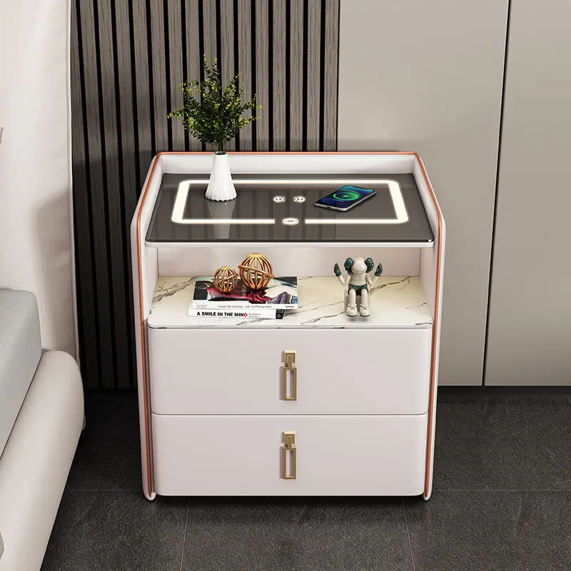 

Nightstands Drawers Mesitas De Noche Auxiliary Furniture TY25XP Comfortable Bedside Tables Bedroom Cabinets Smart Dressers