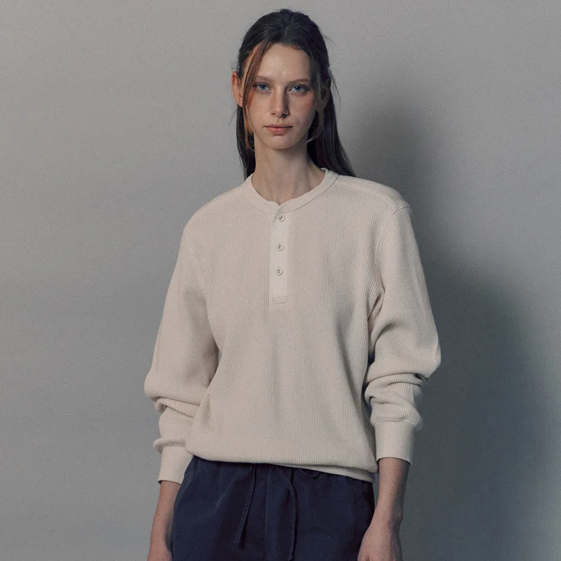 Женский свитер с длинным рукавом белый простой джемпер и одним воротником