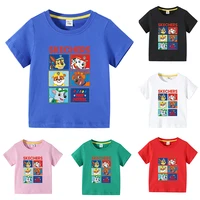 paw patrol boy clothes anime kid t shirt anime action figure chase skye marshall funny black shirt tees boutique clothing