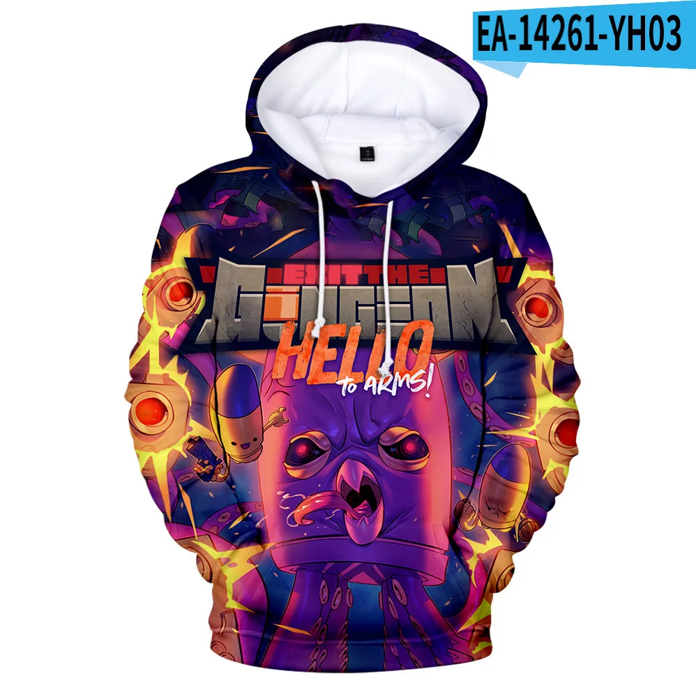

Hip Hop shooting game Enter The Gungeon 3D printed Hoodies Men/Women Adult/Child Casual Sweatshirts Long Sleeve Pullovers